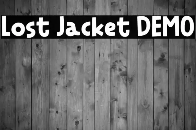 Lost Jacket DEMO Caratteri examples