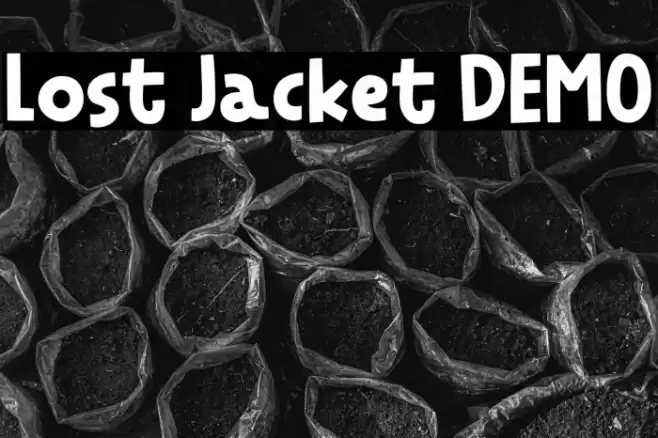 Lost Jacket DEMO Caratteri examples