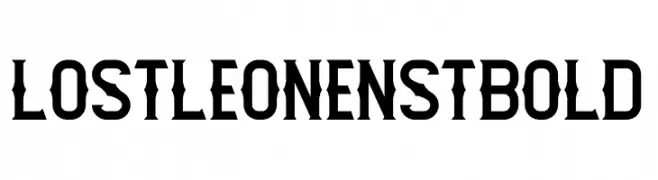 Lost Leonenst Bold  Descarca Fonturi Gratis