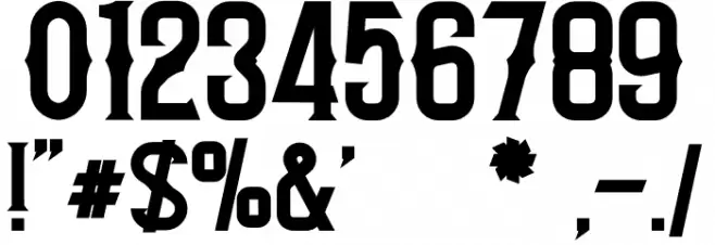 Lost Leonenst Bold Font OTHER CHARS