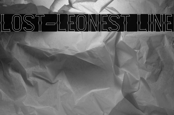 Lost-Leonest Line Example 1