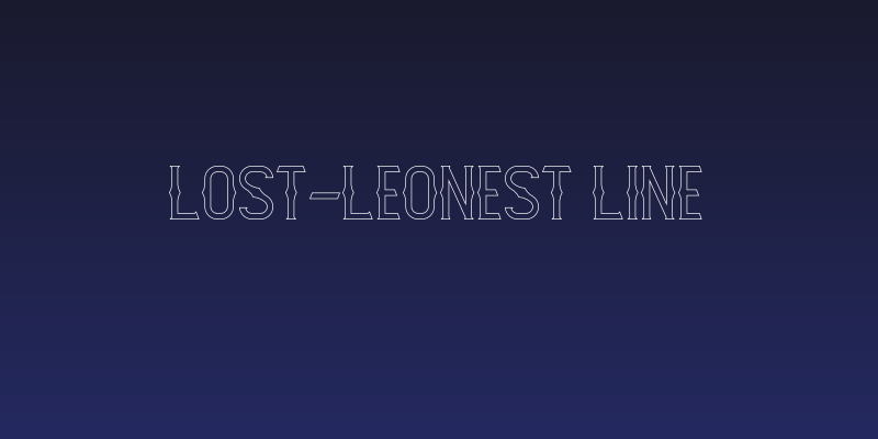Lost-Leonest Line Social Header