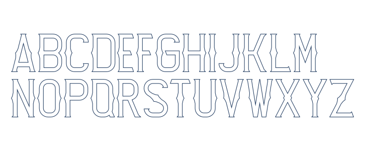 Lost-Leonest Line Lowercase