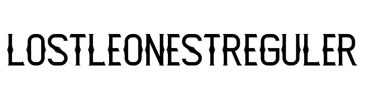 Lost Leonest Reguler  Descarca Fonturi Gratis
