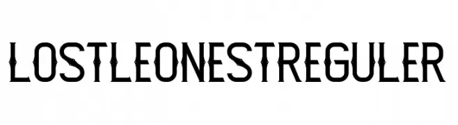 Lost Leonest Reguler  नि: शुल्क फ़ॉन्ट्स डाउनलोड