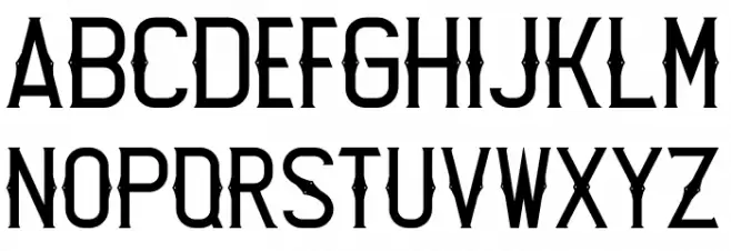 Lost Leonest Reguler フォント 大文字