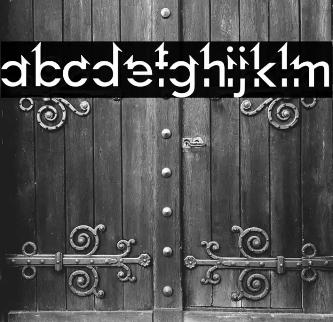 Lost Link Font examples