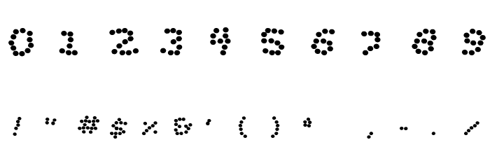 Lost Marbles フォント その他の文字