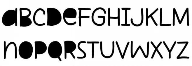 Lost Paper Font UPPERCASE