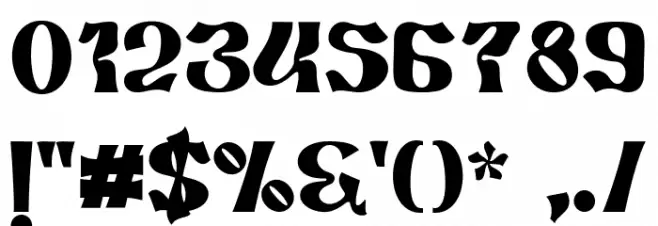 Lost Peak Demo Polices AUTRES CHARS