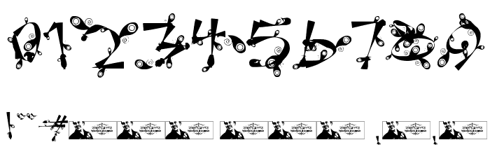 Lost Popnicasiana Font OTHER CHARS