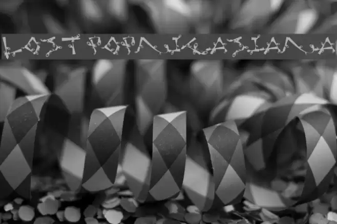 Lost Popnicasiana Font examples