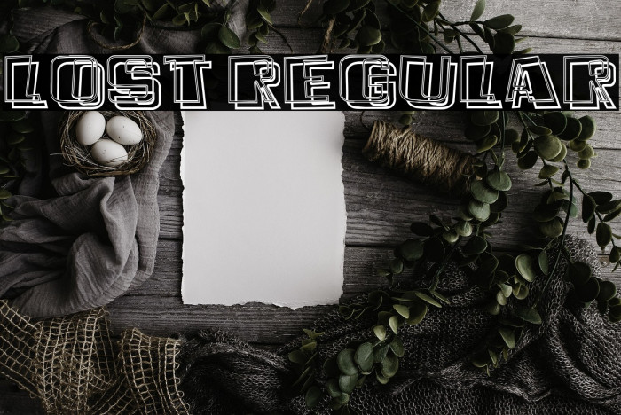 Lost Regular Example 1