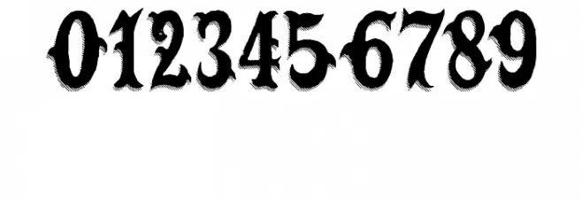 Lost Saloon Font OTHER CHARS