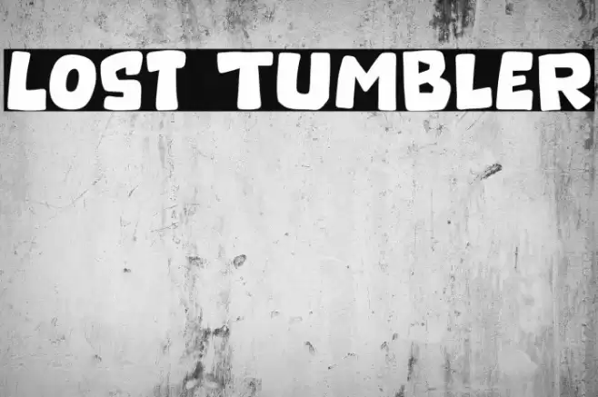 Lost Tumbler Caratteri examples