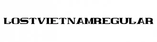 Lost Vietnam Regular  免费字体下载