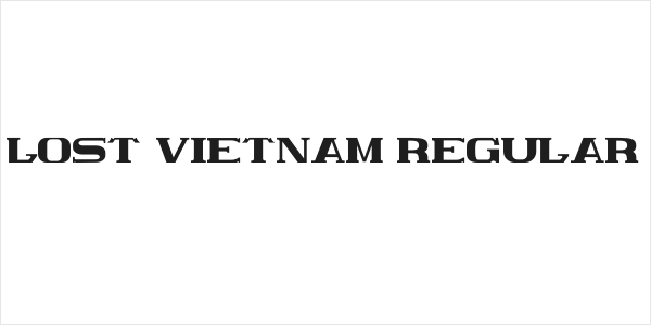 Lost Vietnam Regular Logo