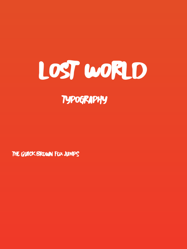 Lost World Poster