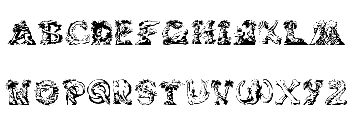 Lost World Font LOWERCASE