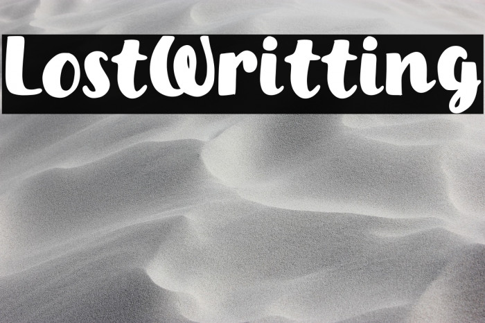 Lost Writting Example 1