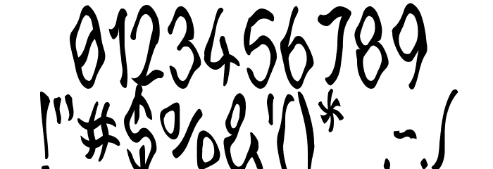 Lost at sea GM Font OTHER CHARS