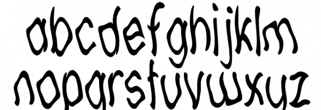 Lost at sea GM خط أحرف صغيرة