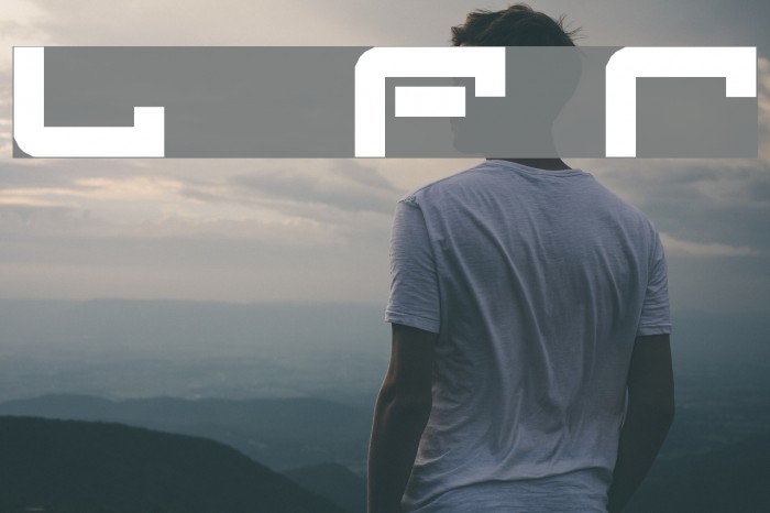 Lost in Future Regular Font examples