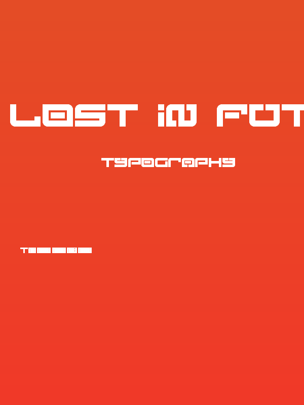 Lost in Future Regular Poster