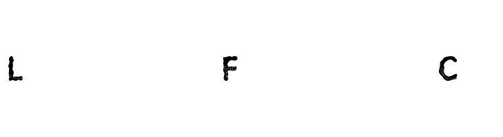 Lost in the Fo'nt'rest  Caps  フリーフォントのダウンロード