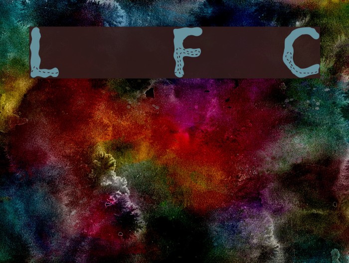 Lost in the Fo'nt'rest Caps Font examples