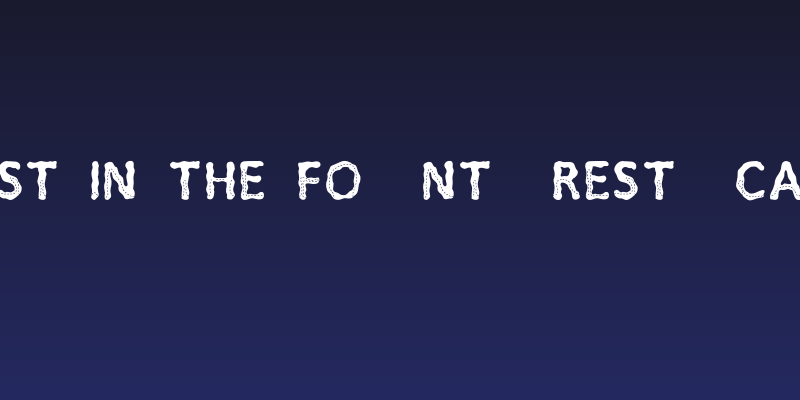 Lost in the Fo'nt'rest  Caps Social Header