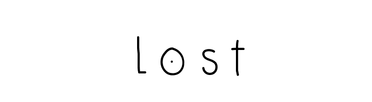lost font box cricut