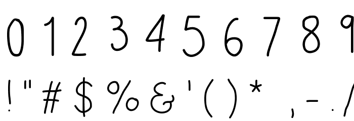 Lost Font OTHER CHARS