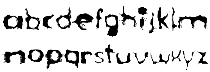 LostLubbockMotels Font LOWERCASE