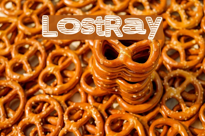 LostRay Font examples