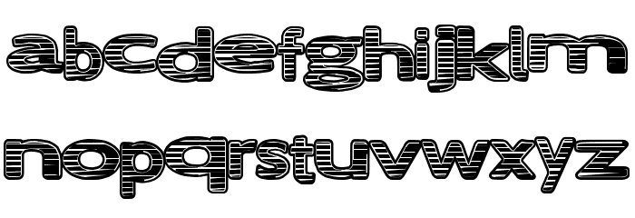 LostRay Font LOWERCASE