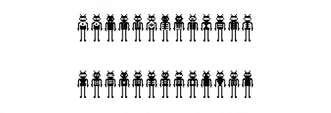 LostRobo Regular Font LOWERCASE