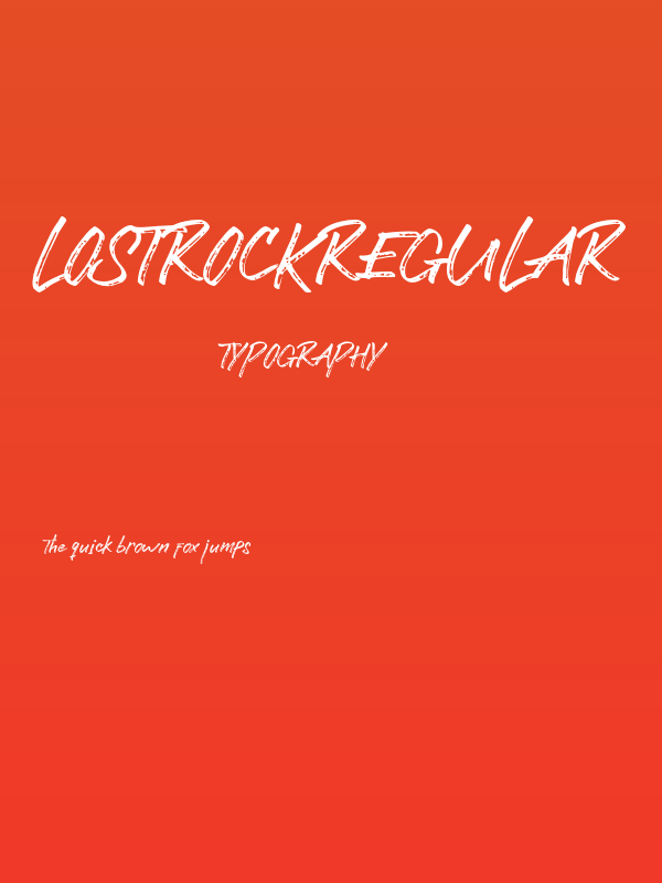 LostRockRegular Poster