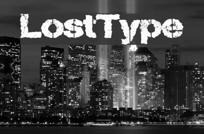 LostType Font examples