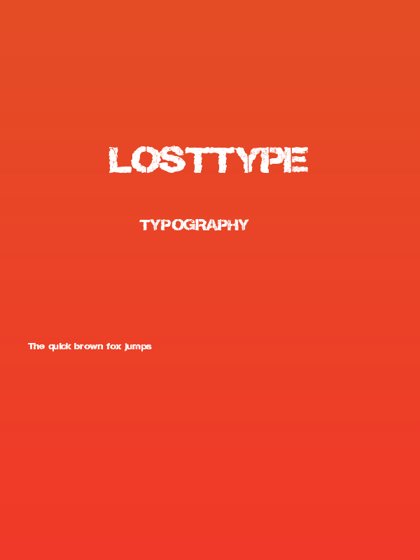 LostType Poster