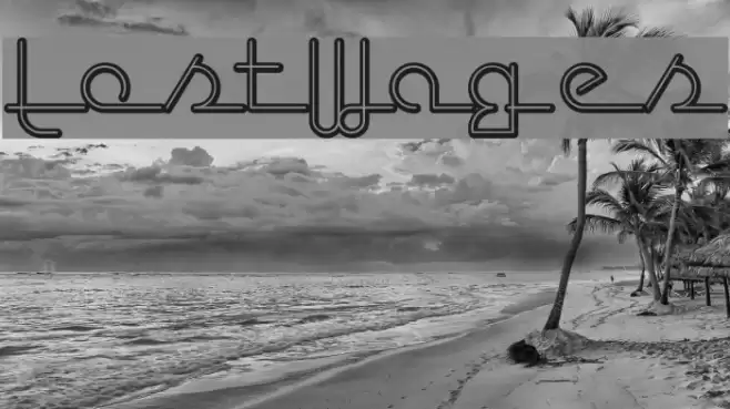 LostWages フォント examples