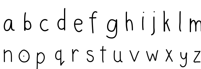 Lost Font LOWERCASE