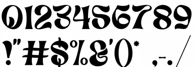 Lostar Font OTHER CHARS