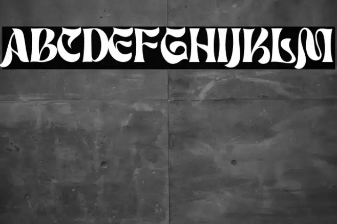 Lostar Font examples