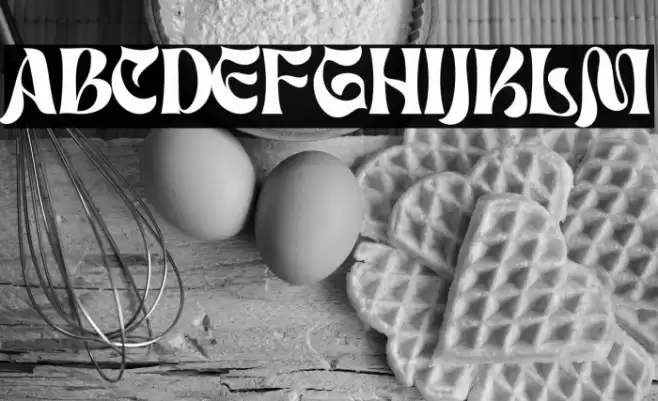 Lostar Font examples