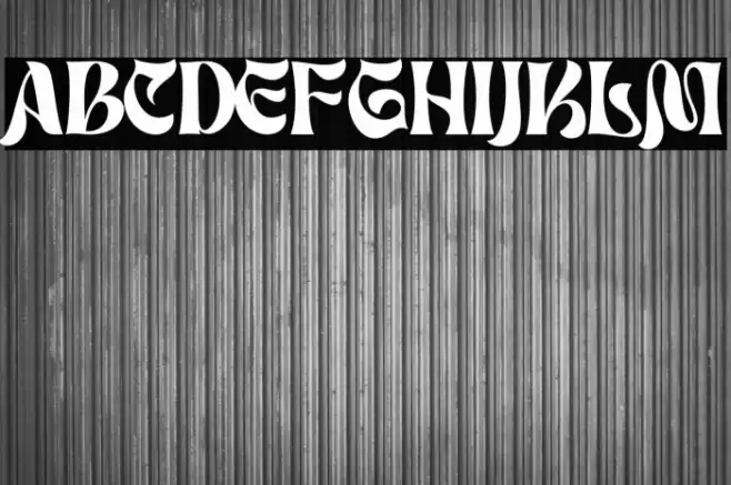 Lostar Font examples