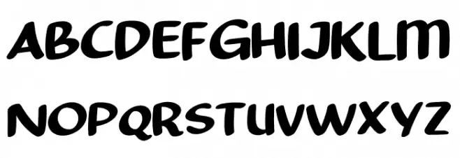 Loster PERSONAL USE ONLY! Font UPPERCASE