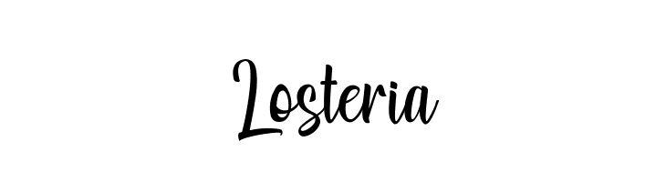 Losteria  免费字体下载