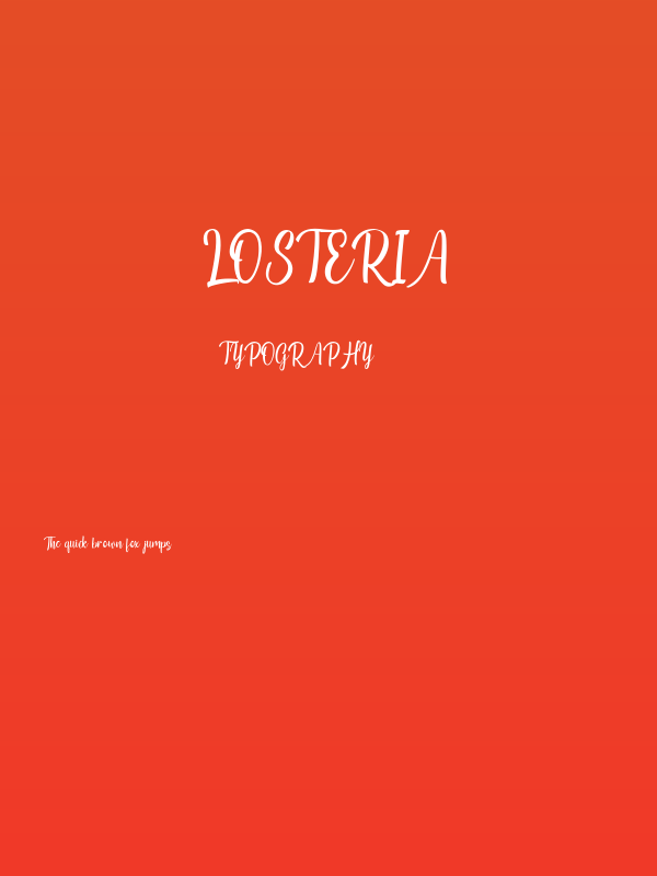 Losteria Poster