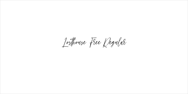 Losthouse Free Regular Logo